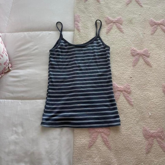 Brandy Melville Tops - navy blue and sky blue brandy melville tank top